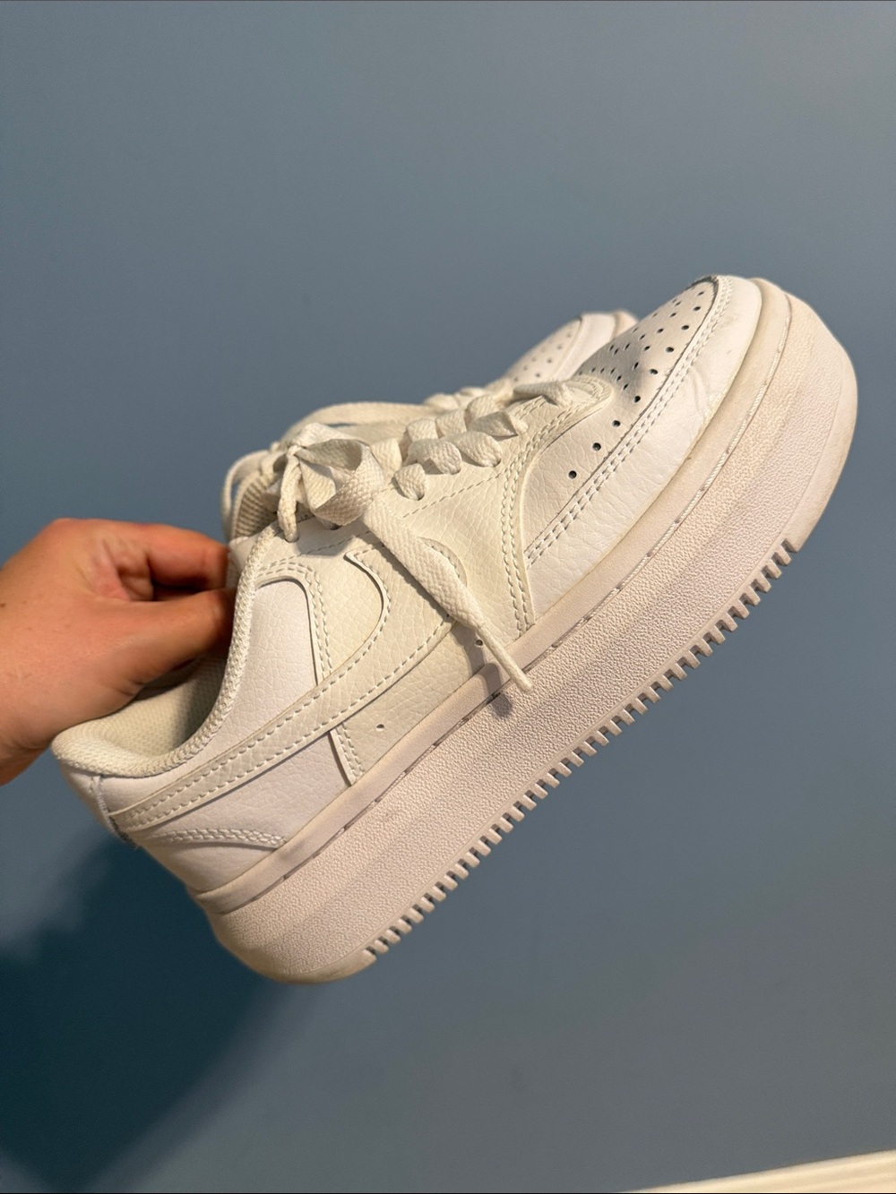Nike Court Vision Alta, size 6